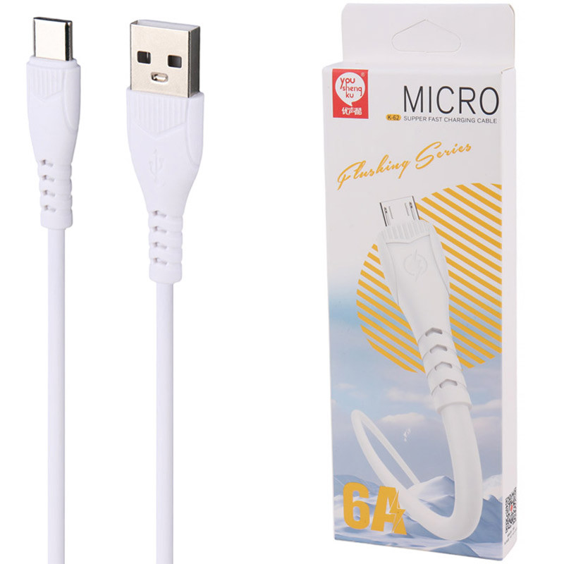 کابل میکرو فست شارژ You Shenq Ku K-62 6A 1m